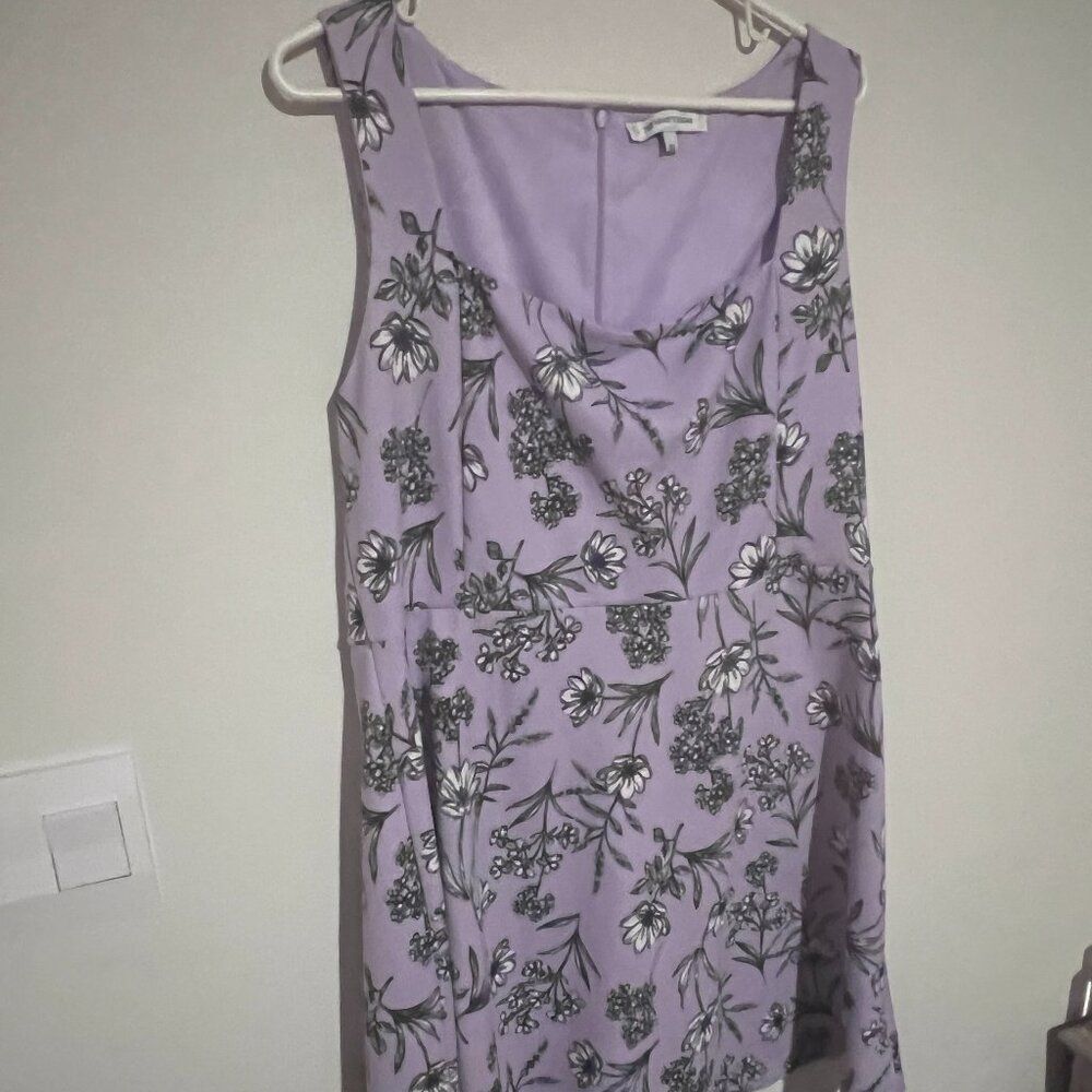 The Vanity Room purple‎ floral dress xl